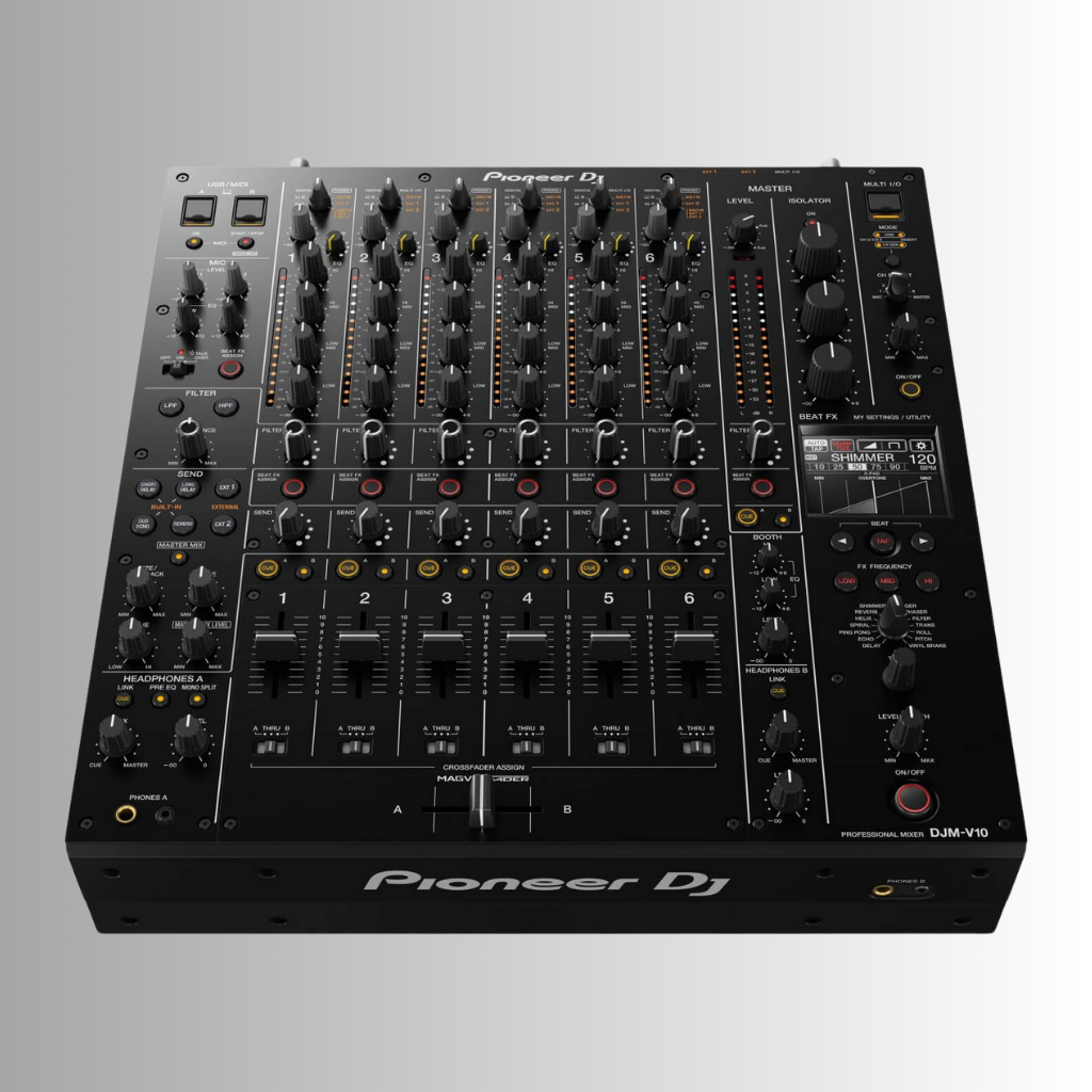 Review de la DJM-V10, el nuevo concepto de mezcla de Pioneer DJ