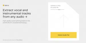 LALAL.AI: Elimina las pistas vocales e instrumentales