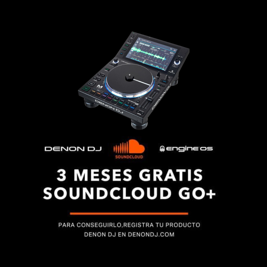 3 meses GRATIS de SOUNDCLOUD GO+ para los usuarios de DENON DJ PRIME