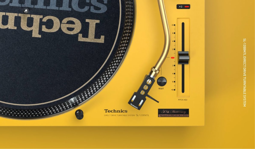 Nuevo Technics SL-1200M7L en el 50 aniversario del giradiscos SL-1200