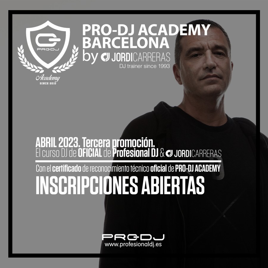 PRODJ ACADEMY: Nuevas Masterclass en Barcelona