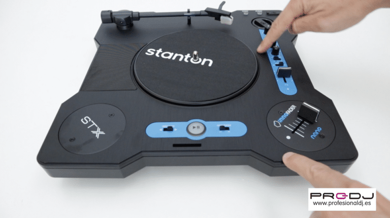 Giradiscos de scratch portatil Stanton STX