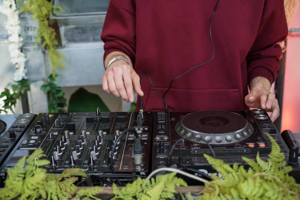 Concepto de DJ
