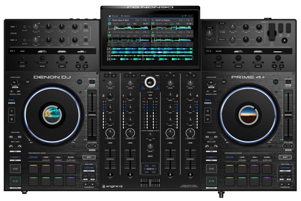 Nuevo Controlador Denon DJ Prime 4+ Nuevos controladores de DJ
