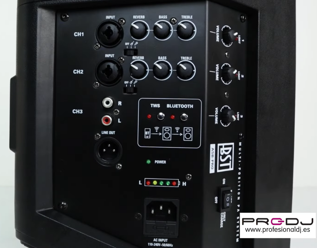 Unboxing y Review de altavoces BST ASB ONE y BST ASB PRO Conectividad de altavoces