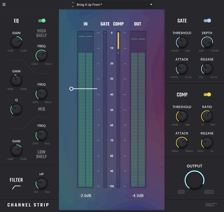 AIR Music Tech regala su plugin Channel Strip