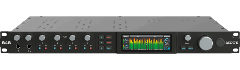 MOTU 848: Conectividad y mezcla avanzada en un rack MOTU 848: Conectividad y mezcla avanzada en un rack