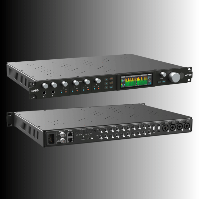 MOTU 848: Conectividad y mezcla avanzada en un rack
