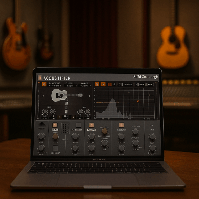 SSL Acoustifier: Graba guitarras acústicas sin micrófonos SSL Acoustifier: Graba guitarras acústicas sin micrófonos