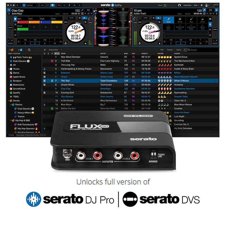 Reloop FLUX GO: DVS Ultra Compacto con Serato Incluido Reloop FLUX GO: DVS Ultra Compacto con Serato Incluido