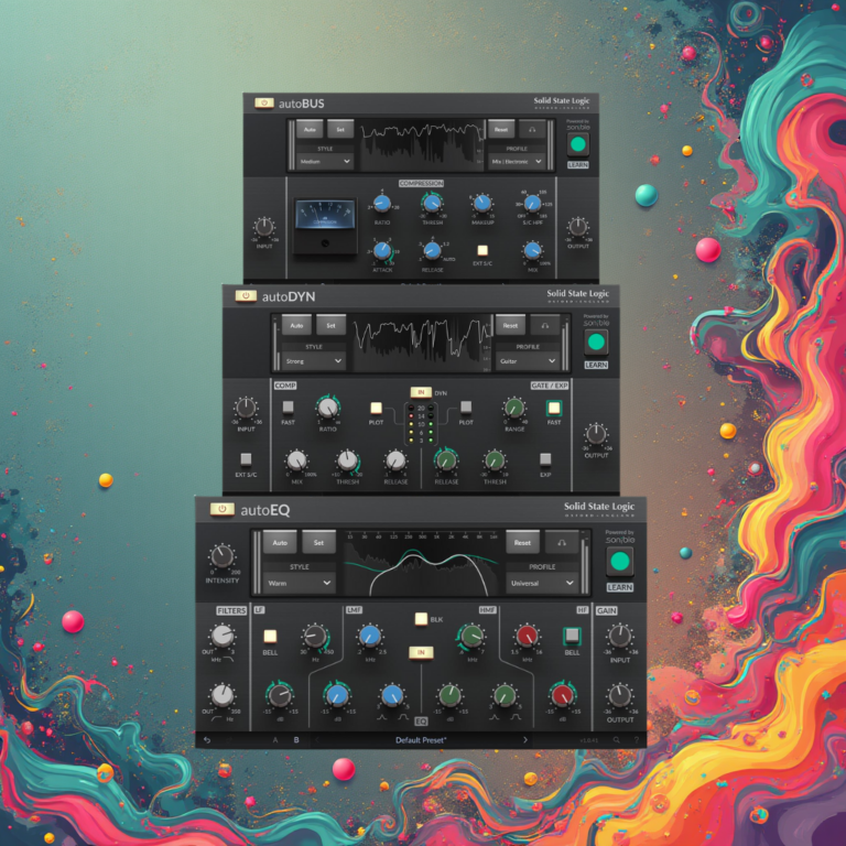SSL autoSeries Bundle: El Sonido de Solid State Logic Impulsado por IA SSL autoSeries Bundle: El Sonido de Solid State Logic Impulsado por IA