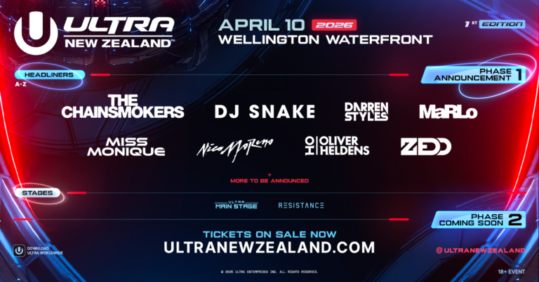 Ultra Nueva Zelanda 2026 Anuncia sus Headliners Ultra Nueva Zelanda 2026 Anuncia sus Headliners