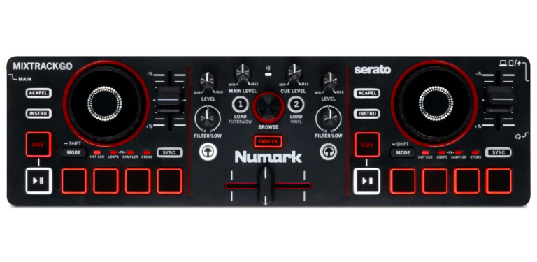 Numark MixTrack Go: Controlador DJ portátil compatible con móviles Numark MixTrack Go: Controlador DJ portátil compatible con móviles