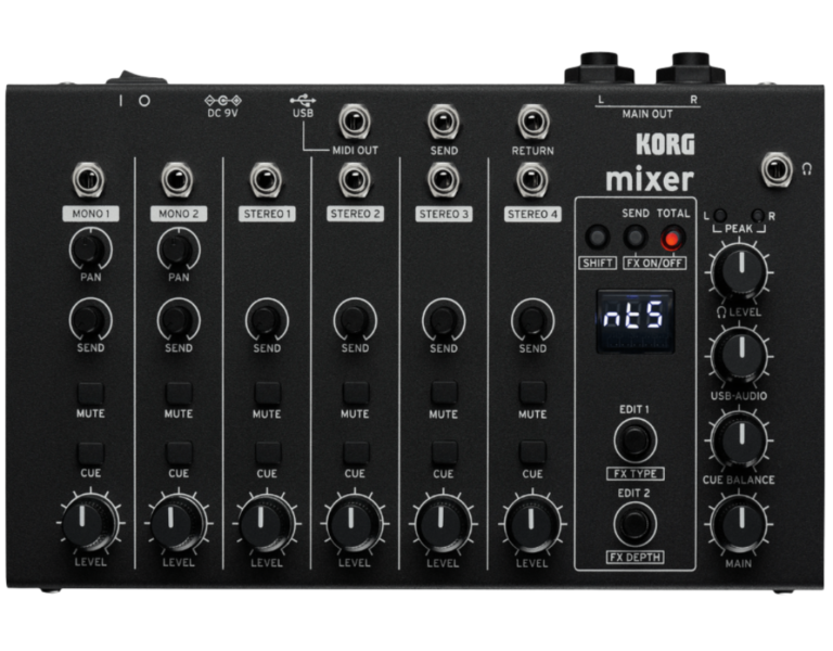 Korg NTS-4: Mixer Compacto de 6 Canales Korg NTS-4: Mixer Compacto de 6 Canales